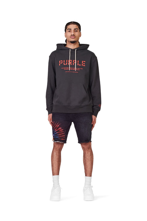 PURPLE BRAND P020 MULTICOLOUR TIE DIE BLACK Mens Apparel -